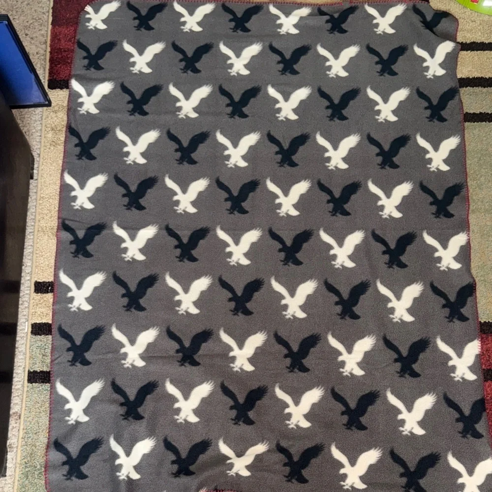 American Eagle Fleece Throw Blanket‎ 42x56